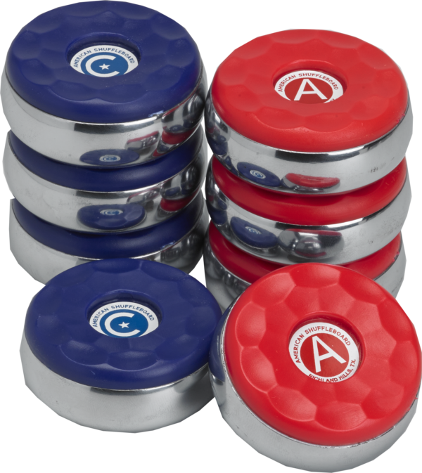 Shuffleboard - Sun-Glo Spangler American Pucks